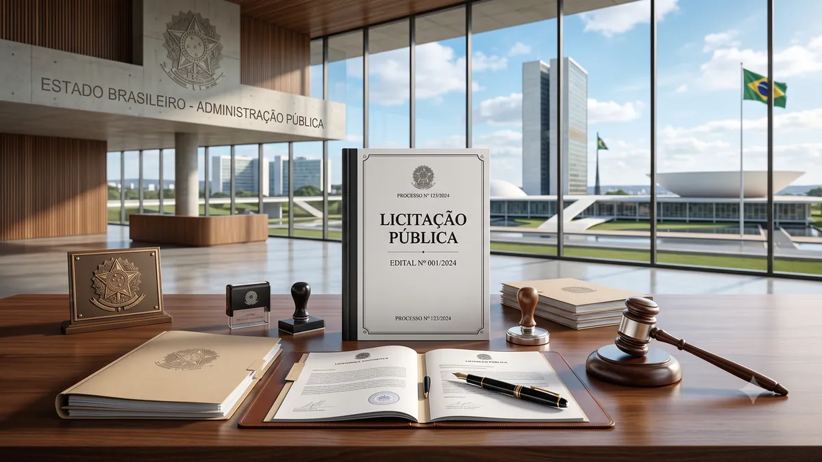 Explicativo didático sobre o que é licitação pública e quais são as principais modalidades no Brasil